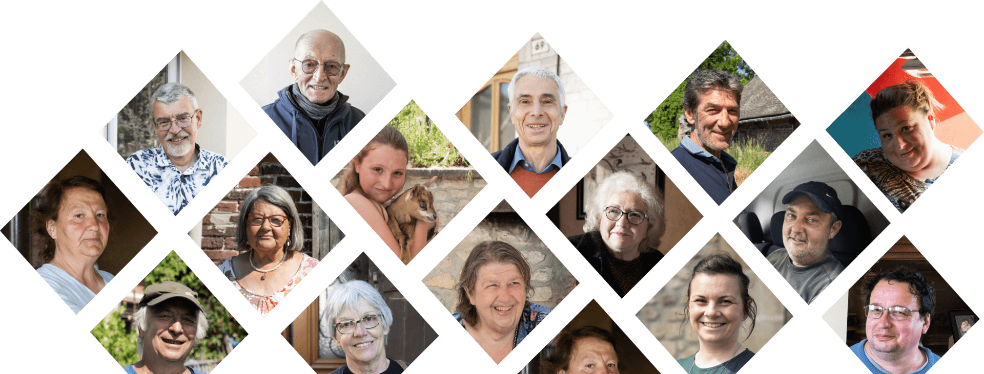 Portraits de bénéficiaires de REH