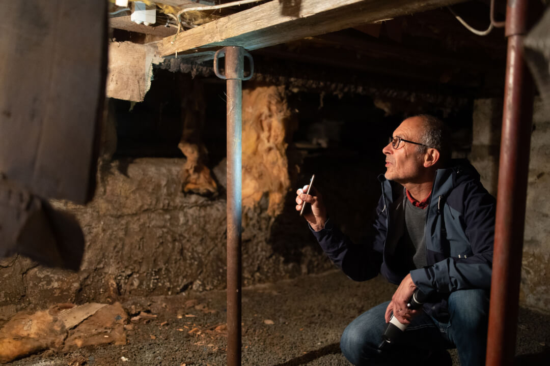 Inspection du logement par l'équipe REH